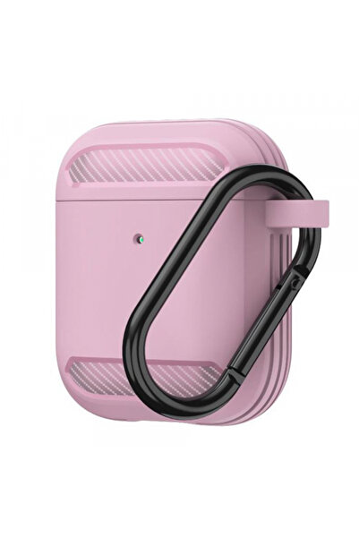 Apple Husa Techsuit Carbon pentru AirPods Gen 2 / Gen 1, Roz