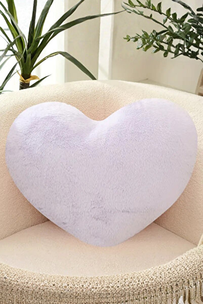 MoMMe PLUȘ INIMĂ KIRLENT CU FERMUAR 45X45 CM