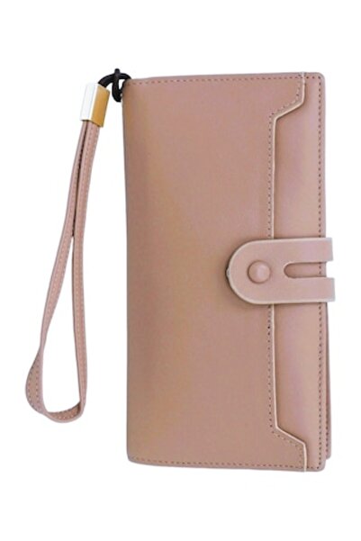 HASSION - Genuine leather wallet for women A12 light purple 20X10X3.5cm