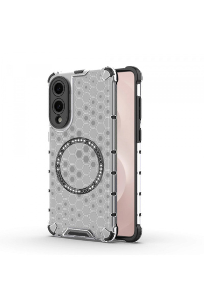 Samsung Husa MagSafe pentru Galaxy S25 Edge S937, Techsuit, HoneyComb Shield,...