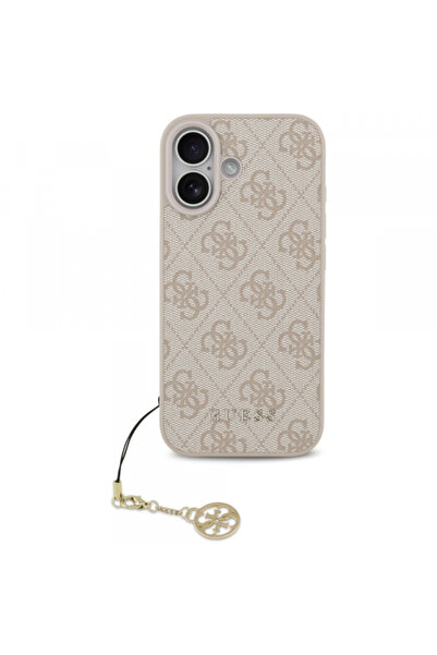 Apple Husa MagSafe pentru iPhone 17, Guess, 4G Charm Cradle, Roz