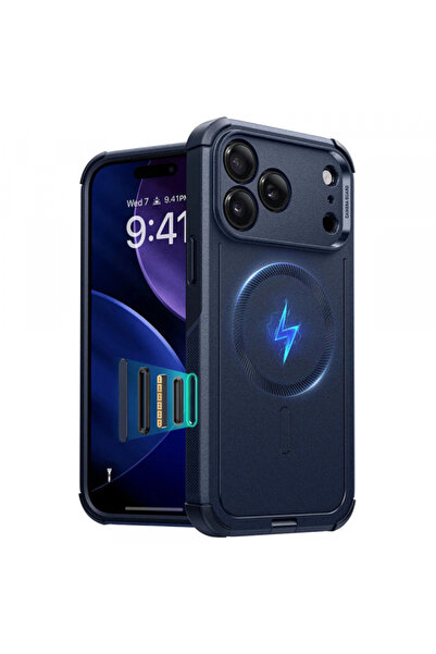 Apple Husa MagSafe pentru iPhone 17 Pro, ESR, Cyber, Albastra