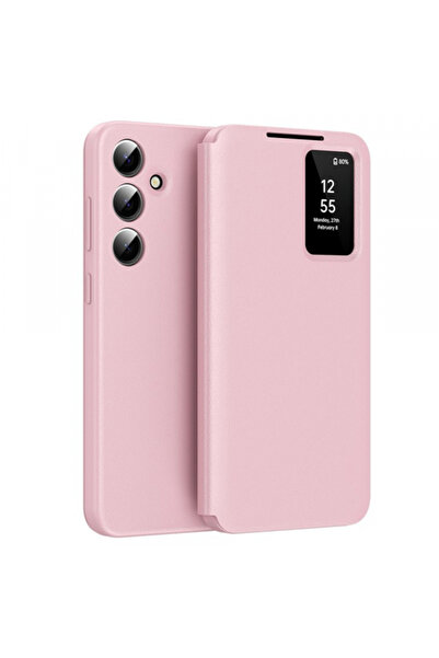 Samsung Husa pentru Galaxy S23 FE S711, Techsuit, SmartView, Roz