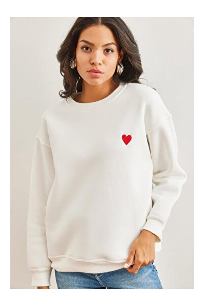 YAASE Светър с детайли на сърцето