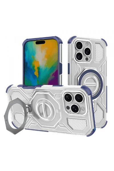 Apple Husa pentru iPhone 16 Pro Max, Techsuit, Carbon Shield Pro, Albastra