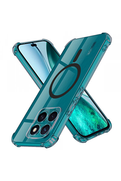 HONOR Husa MagSafe pentru X8c, Techsuit, Shockproof Clear, Neagra