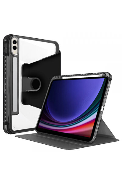 Samsung Case for Galaxy Tab S10+ / Tab S9 FE+ / Tab S9+, Techsuit, Crystal Vision, Black