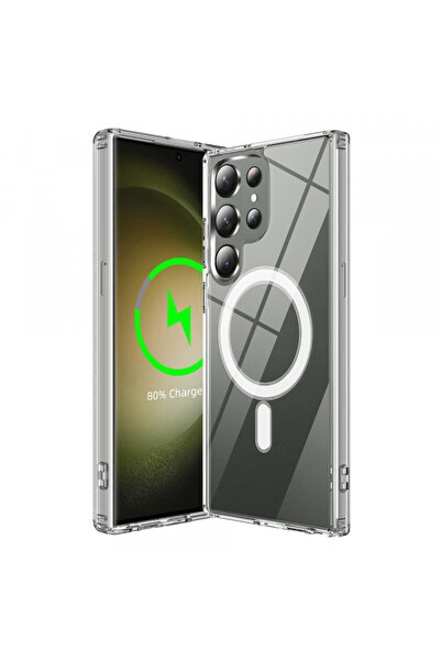 Samsung MagSafe Case for Galaxy S23 Ultra S918, Techsuit, Pro, Transparent