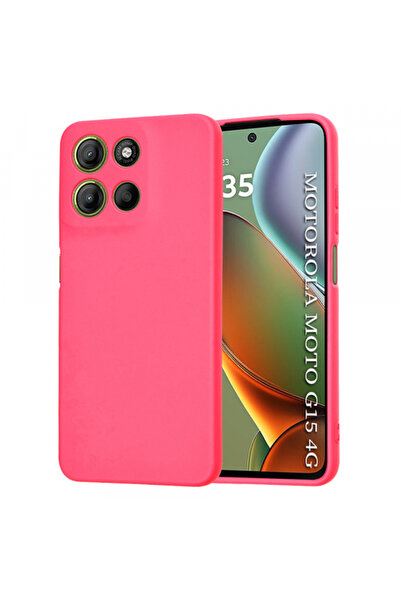 Motorola Калъф за Moto G15 / G15 Power, Techsuit, SoftFlex, Тъмно розов