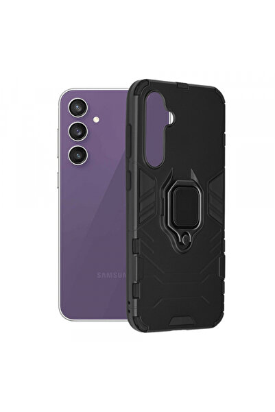 Samsung Θήκη για Galaxy S23 FE S711, Techsuit, Ασπίδα, Μαύρη