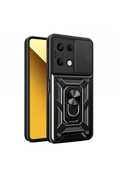 Xiaomi Husa pentru Redmi Note 13 5G, Techsuit, CamShield, Neagra