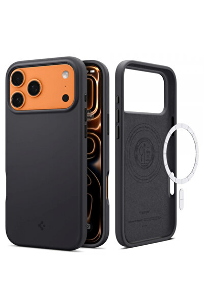 Apple Θήκη MagSafe για iPhone 17 Pro, Spigen, σιλικόνης, μαύρη