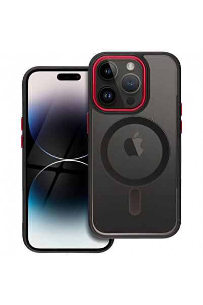 Apple Husa MagSafe pentru iPhone 14 Pro, OEM, Color Edge Mag, Rosie