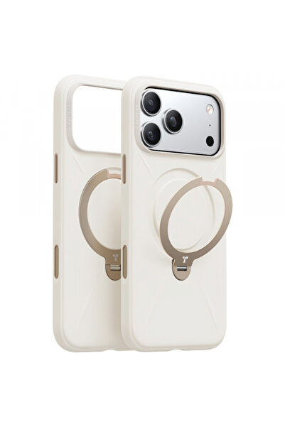 Apple Husa MagSafe pentru iPhone 17 Pro, Torras, QPRO Silicone, Alba