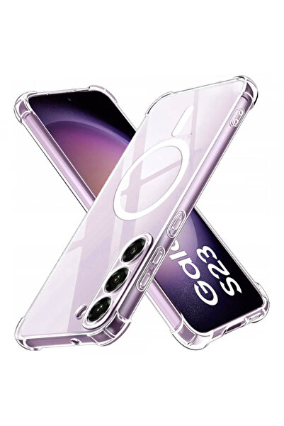 Samsung Husa MagSafe pentru Galaxy S23 S911, Techsuit, Shockproof, Transparenta