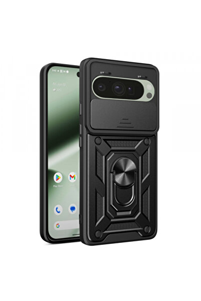Google Husa pentru Pixel 10 Pro / 10, Techsuit, CamShield, Neagra