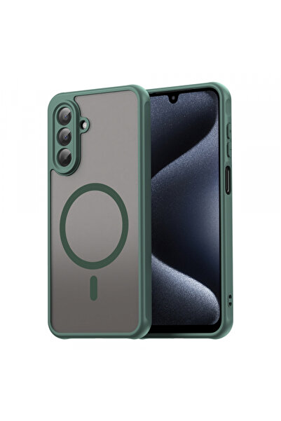 Samsung Husa MagSafe pentru Galaxy A17 5G, Techsuit, HaloFrost II, Verde