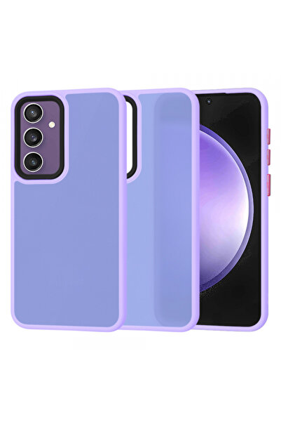 Samsung Θήκη για Galaxy S23 FE S711, Techsuit, HaloFrost, Ανοιχτό Μωβ