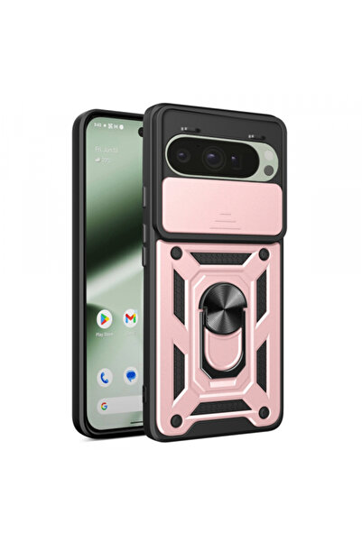 Google Case for Pixel 10 Pro / 10, Techsuit, CamShield, Pink