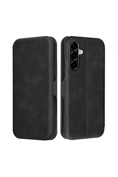 Samsung Θήκη για Galaxy A56 A566, Techsuit, Safe Πορτοφόλι Plus, Μαύρη