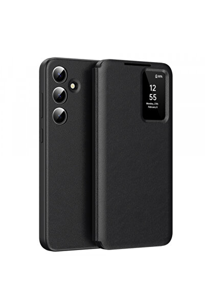 Samsung Θήκη για Galaxy S25 S931, Techsuit, SmartView, Μαύρη