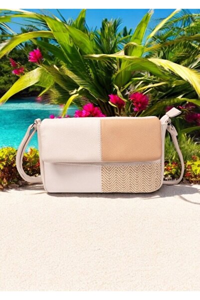 OEM Elegant and practical women's bag, faux leather R240463 beige