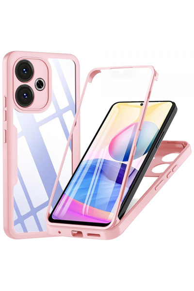 Xiaomi Husa pentru Poco M6 4G / Redmi 13, Techsuit, ColorVerse 360, Roz