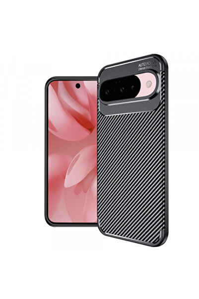 Google Husa pentru Pixel 10 Pro / 10, Techsuit, CarbonFiber, Neagra