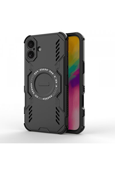 Apple MagSafe Case for iPhone 16 Plus, Techsuit, ArmorMag, Black