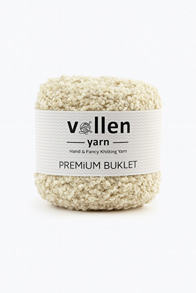 vollen yarn Σχοινί Premium Buklet 100 g 150 m |   Μαλακό, ελαφρύ και λαμπερό υφήματα |   Πολυτελές πλεκτό νήμα στο χέρι