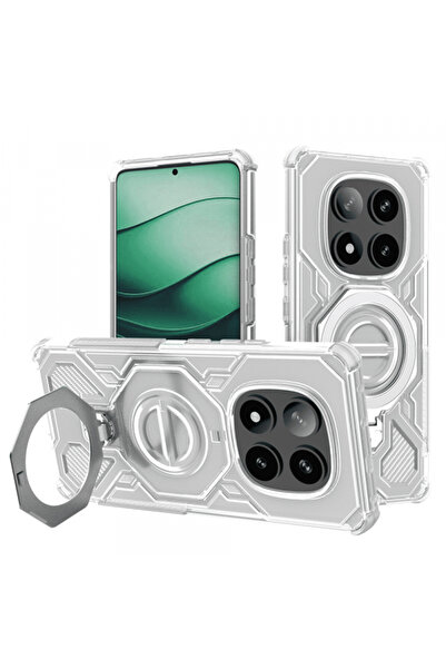 Xiaomi Husa pentru Redmi Note 14 Pro+ 5G, Techsuit, Carbon Shield Pro, Alba