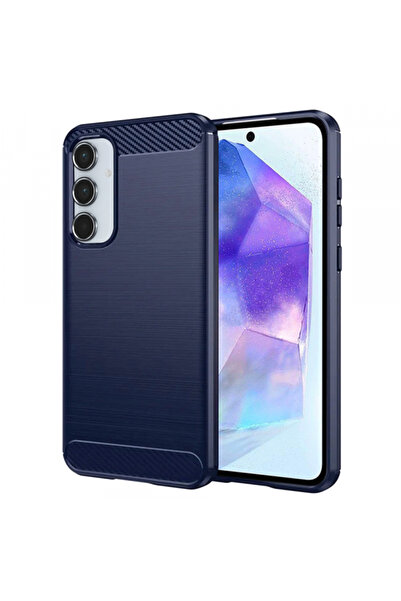 Samsung Θήκη για Galaxy A55 5G A556, Techsuit, Carbon, Μπλε