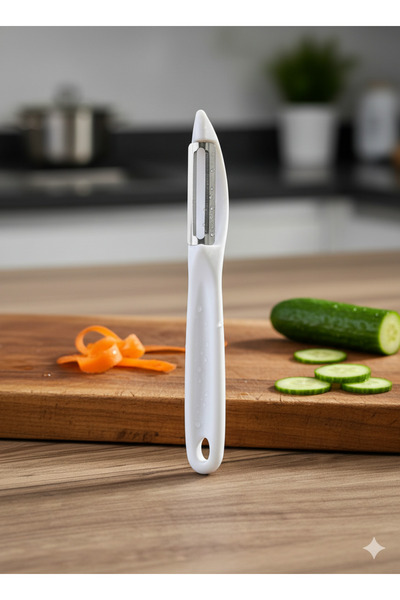 Hagen Premium White Side Peeler Fruit and Vegetable Peeler