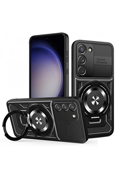 Samsung Husa pentru Galaxy S23 S911, Techsuit, RuggedCam, Neagra