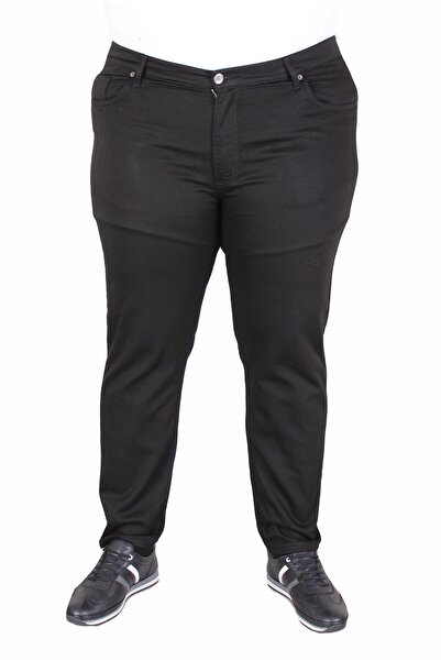 MocGrande Plus Size Classic 5 Pocket Trousers Venice 11916 Black