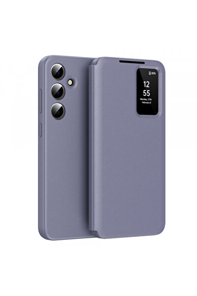 Samsung Husa pentru Galaxy S25+ S936, Techsuit, SmartView, Mov