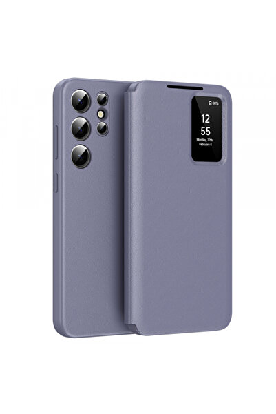 Samsung Husa pentru Galaxy S24 Ultra S928, Techsuit, SmartView, Mov