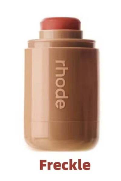 Rhode Island أحمر خدود ذا بوكيت، أحمر خدود كريمي للحصول على لون قابل للبناء + خدود ناعمة كالأطفال، (لون النمش - لون الخوخ المحايد)