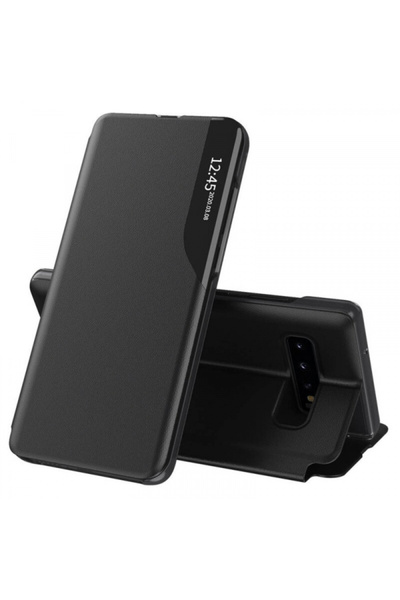 Samsung Θήκη για Galaxy S10+ G975, Techsuit, eFold, Μαύρη