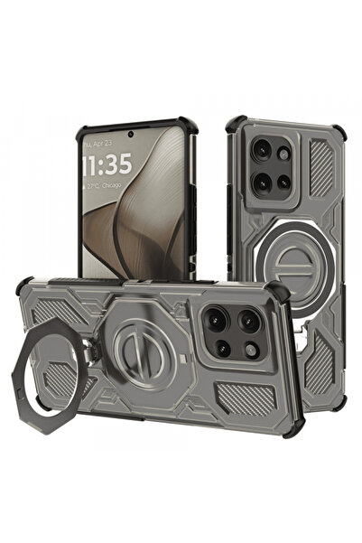 Motorola Husa pentru Edge 50, Techsuit, Carbon Shield Pro, Neagra Deschisa