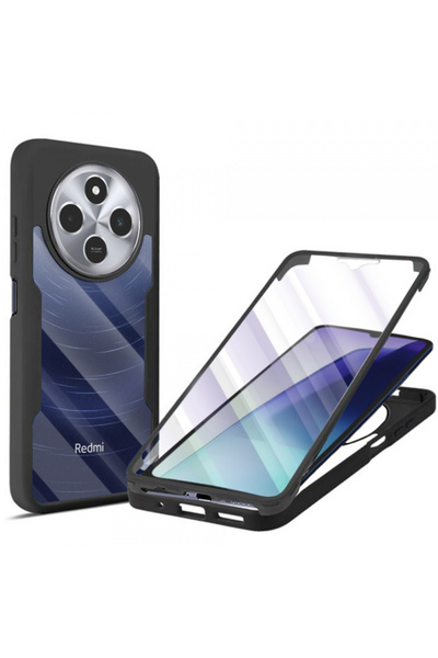 Xiaomi Husa pentru Poco C75 / Redmi 14C, Techsuit, ColorVerse 360, Neagra