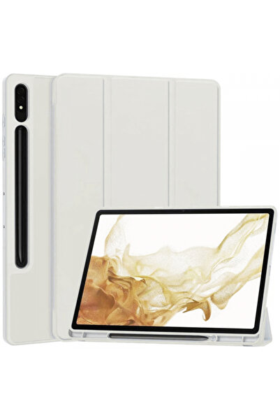 Samsung Θήκη για Galaxy Tab S8+ / Tab S7+, Techsuit, Flex Trifold, Γκρι