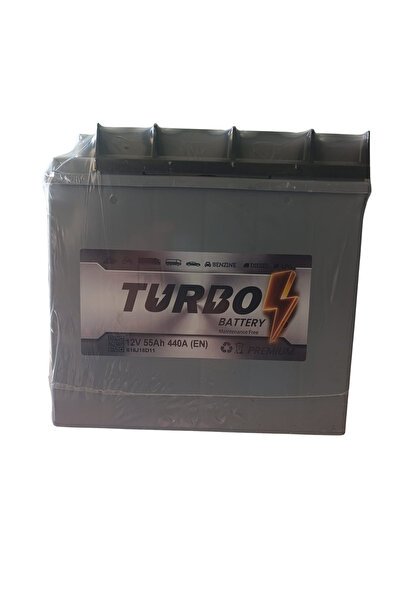 TURBO 55 AH. DİK AKÜ 440A (EN) (PETLAS GARANTİSİ ALTINDA) (ÜRETİM TARİHİ: 2025)