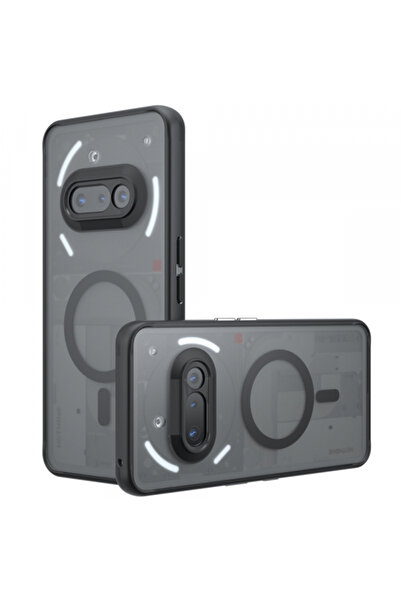 NOTHING MagSafe Case for Phone (3a), Techsuit, PureFrost, Black