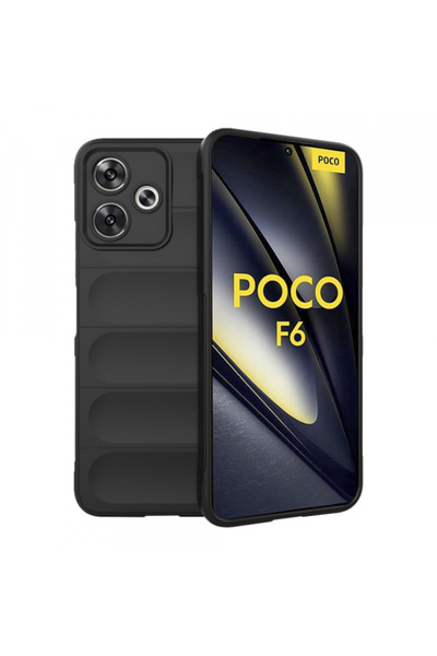 Xiaomi Husa pentru Poco F6, Techsuit, Magic Shield, Neagra