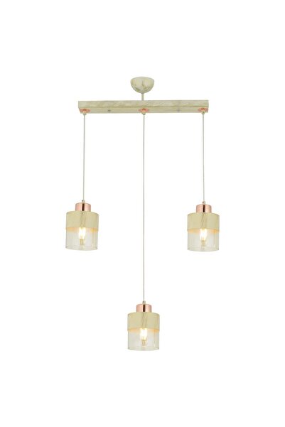 Apliqa Lustra HubRom, BORIS 3353-02-CR 55x70 cm 3xE27-60W Crem Patina Auriu