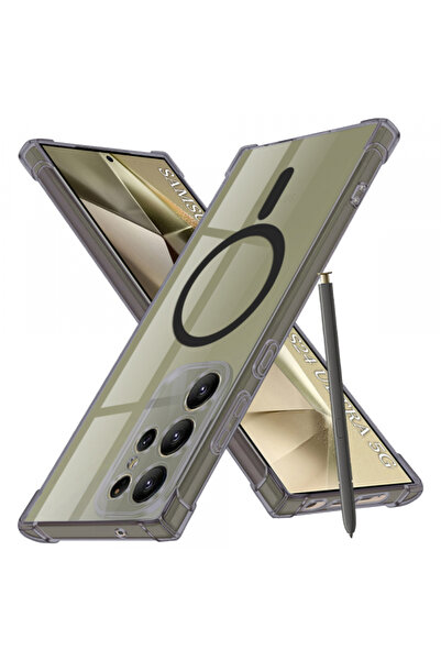 Samsung Husa MagSafe pentru Galaxy S24 Ultra S928, Techsuit, Shockproof Clear...