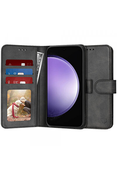 Samsung Husa pentru Galaxy S23 FE S711, Techsuit, Diary Book, Neagra