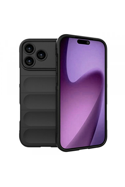 Apple Калъф за iPhone 17 Pro, Techsuit, Magic Shield, Черен