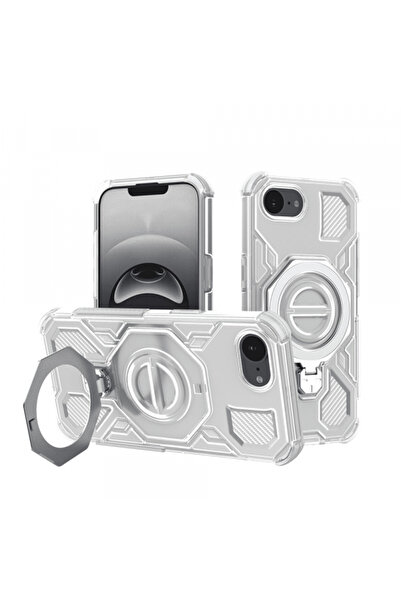 Apple iPhone 16e Case, Techsuit, Carbon Shield Pro, White